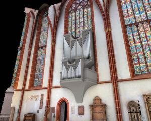 Orgel Entwurf - Entwurf: Ingenieurbüro Dr. Gellert, Darmstadt